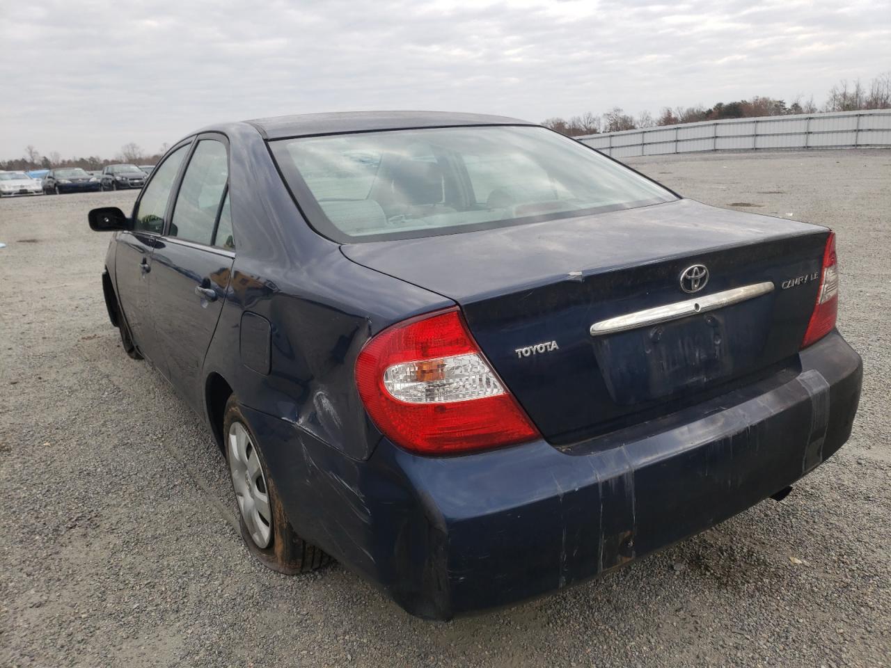 Photo 3 from auction – 2003 TOYOTA CAMRY LE with VIN 4T1BE30K73U228261