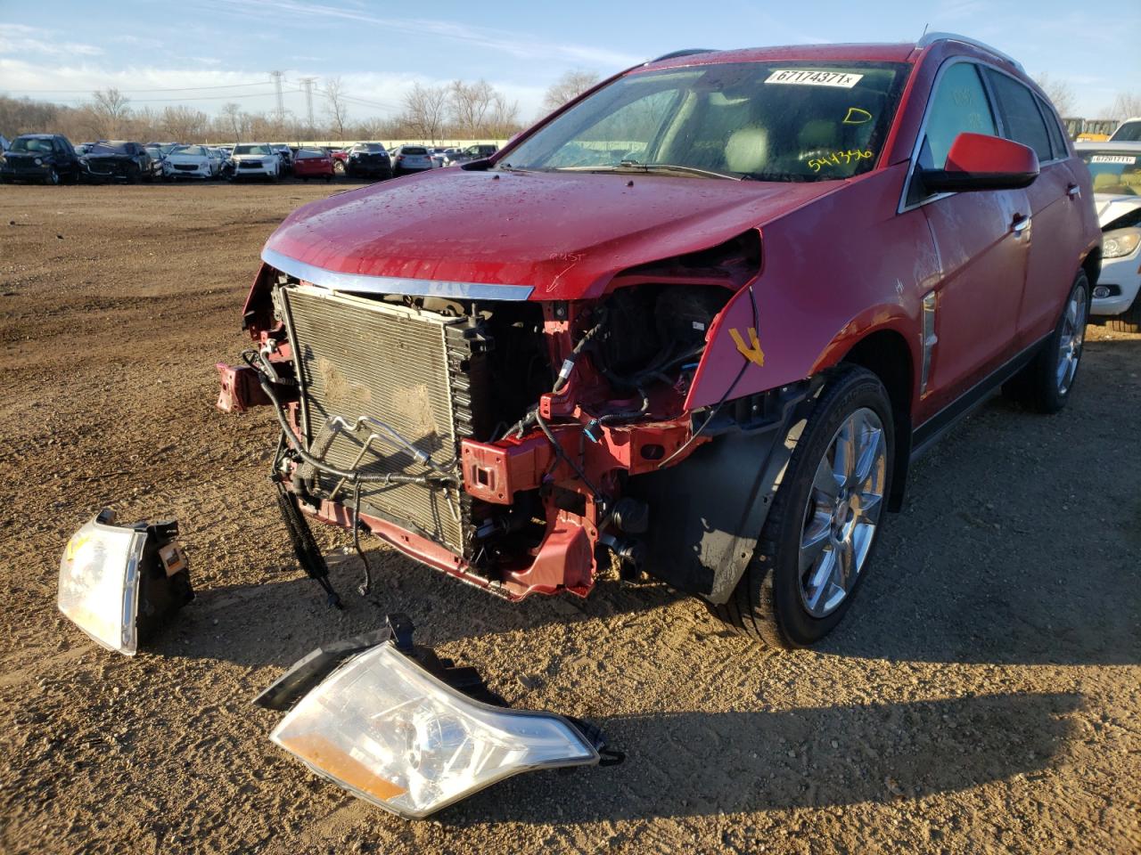 Photo 2 from auction – 2012 CADILLAC SRX PREMIU with VIN 3GYFNCE37CS544356