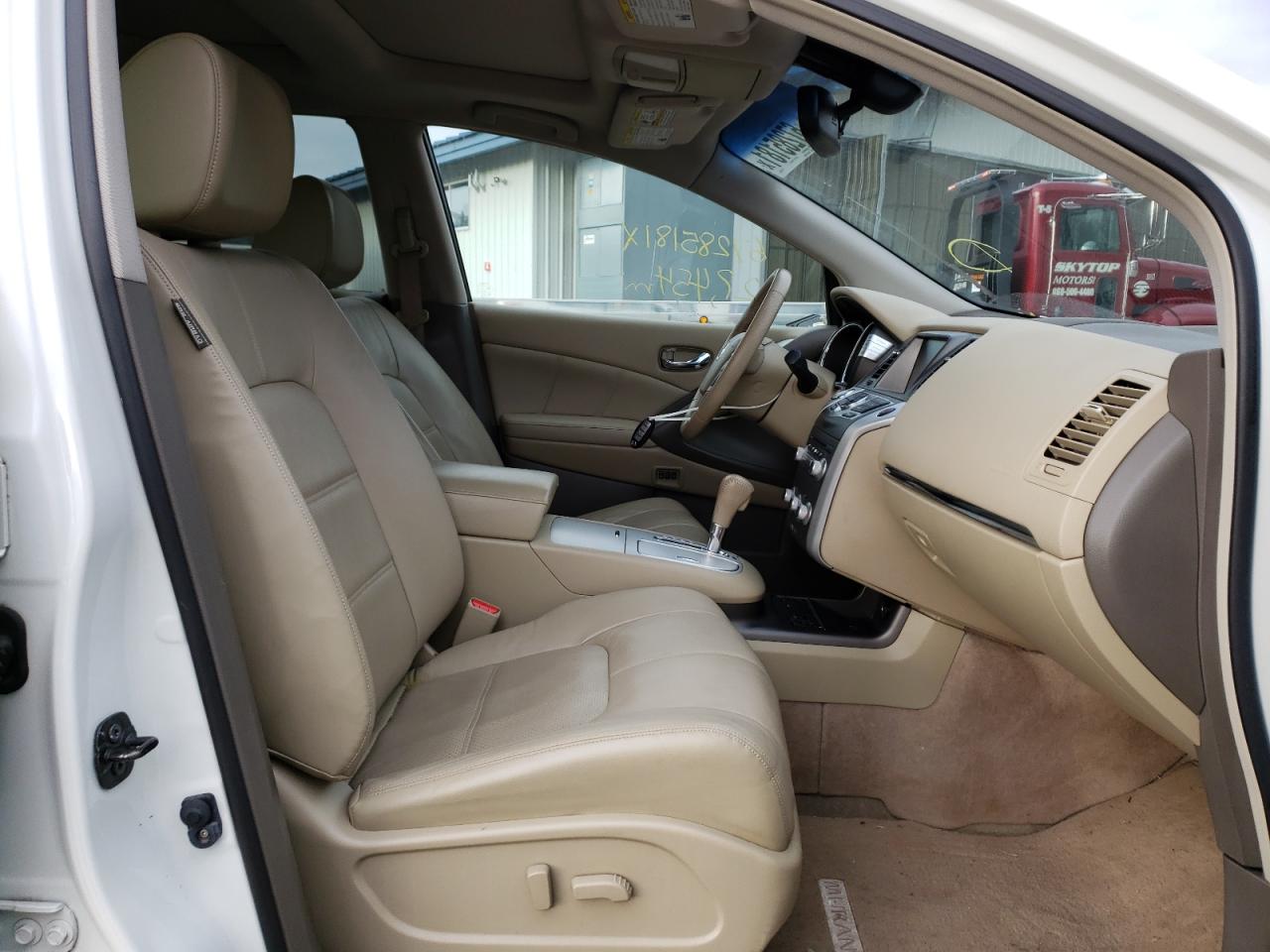 Photo 5 from auction – 2012 NISSAN MURANO S with VIN JN8AZ1MW6CW202071
