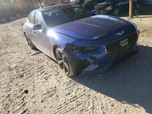 GENESIS G70 PRESTI 2019 with VIN KMTG44LA7KU044377 - Photo from auction