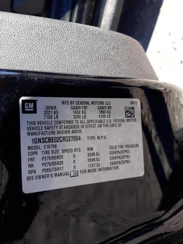 Photo 10 from auction – 2012 CHEVROLET TAHOE C150 with VIN 1GNSCBE02CR327804