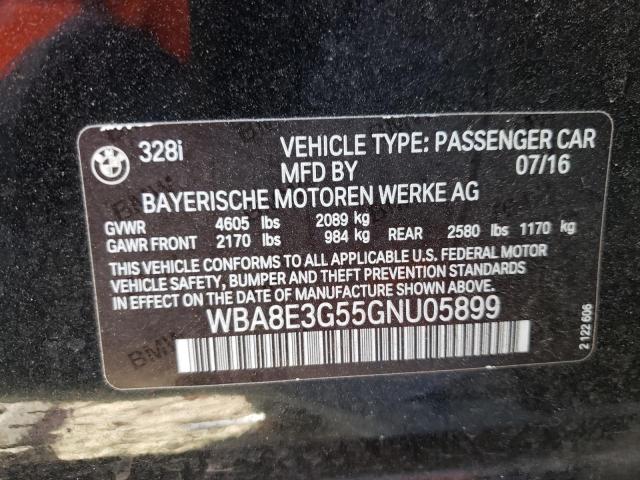 Photo 10 from auction – 2016 BMW 328 XI SUL with VIN WBA8E3G55GNU05899