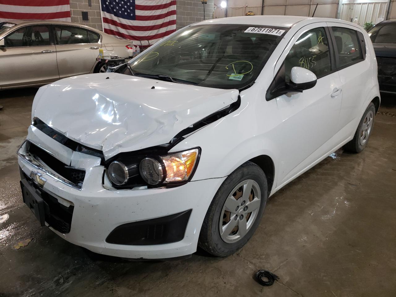 Photo 2 from auction – 2016 CHEVROLET SONIC LS with VIN 1G1JA6SH9G4172031