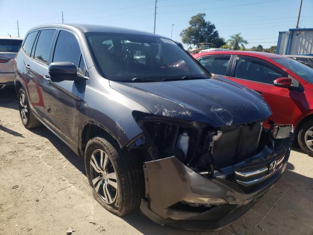 HONDA PILOT EXL 2016 with VIN 5FNYF5H55GB047261 - Photo from auction