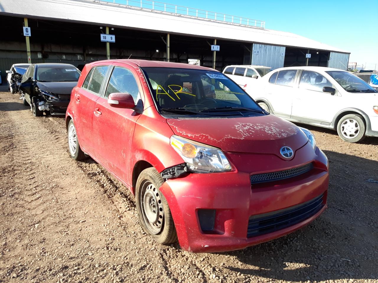 TOYOTA SCION XD 2008 with VIN JTKKU10478J006351 - Photo from auction