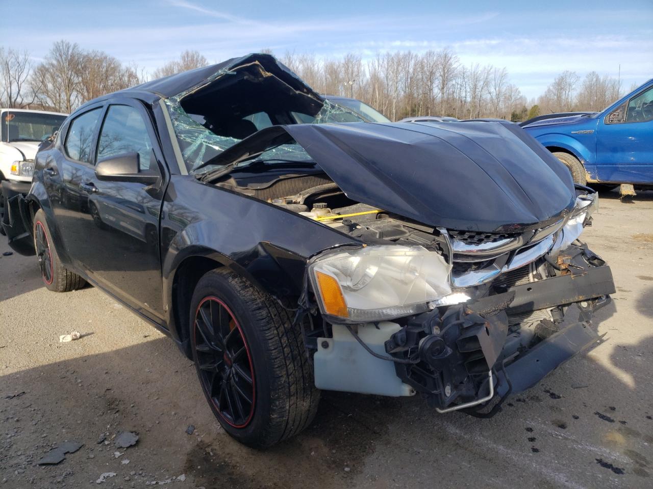 DODGE AVENGER SE 2012 with VIN 1C3CDZAB5CN310551 - Photo from auction