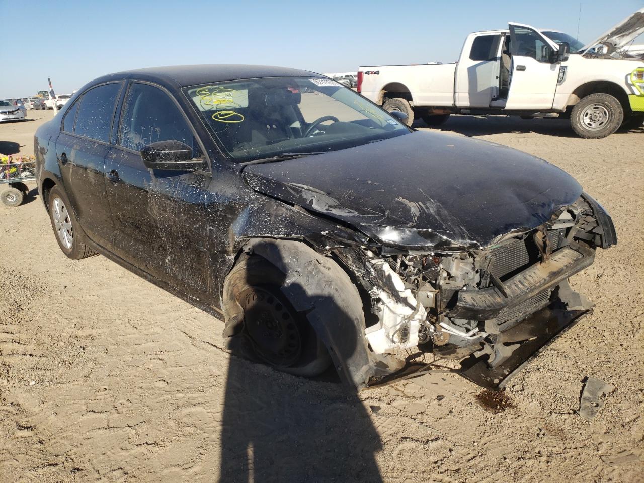 VOLKSWAGEN JETTA BASE 2013 with VIN 3VW2K7AJXDM387868 - Photo from auction