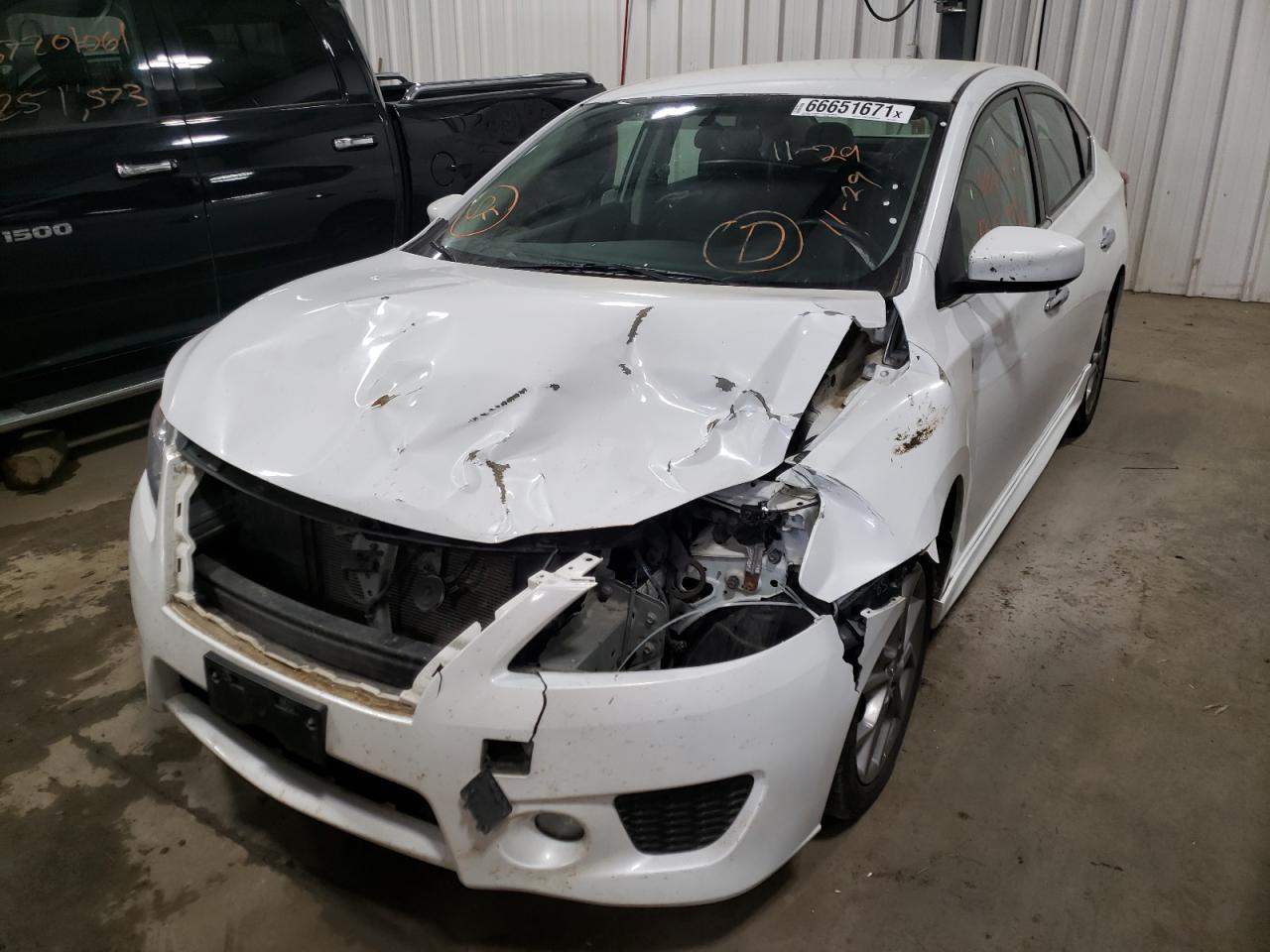 Photo 2 from auction – 2014 NISSAN SENTRA S with VIN 3N1AB7AP6EY314643