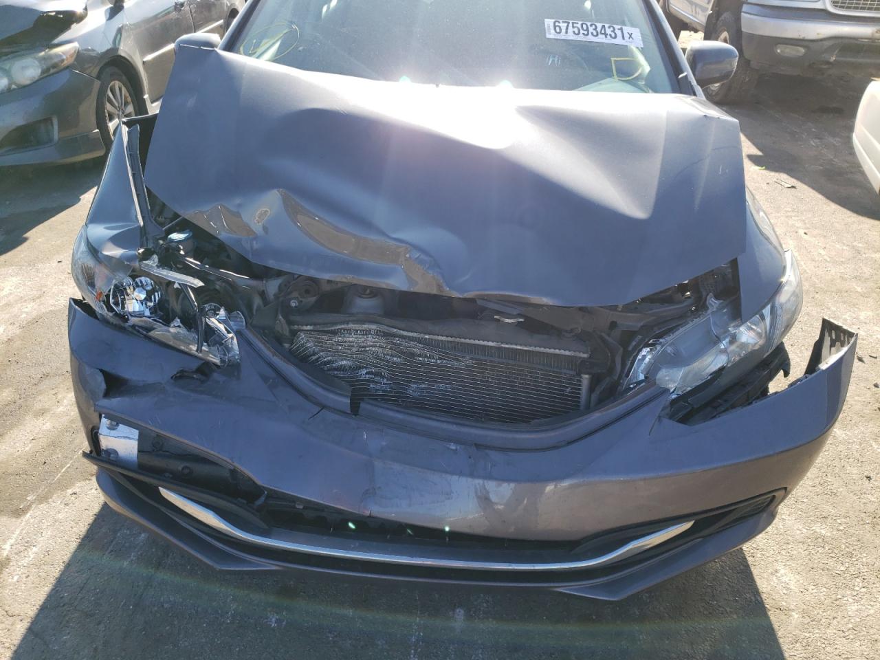 Photo 9 from auction – 2015 HONDA CIVIC SE with VIN 19XFB2F70FE057321