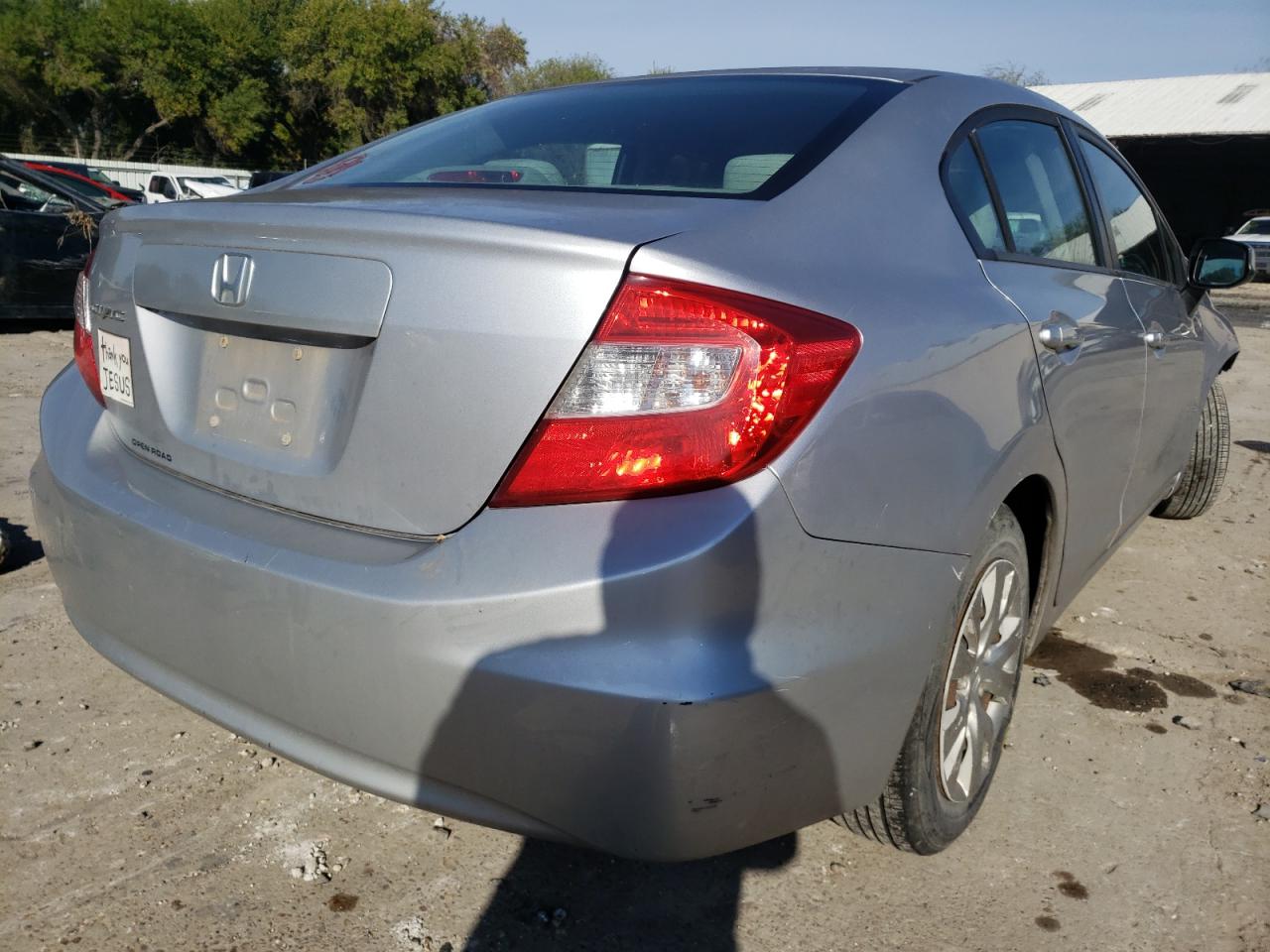 Photo 4 from auction – 2012 HONDA CIVIC LX with VIN 19XFB2F57CE352460