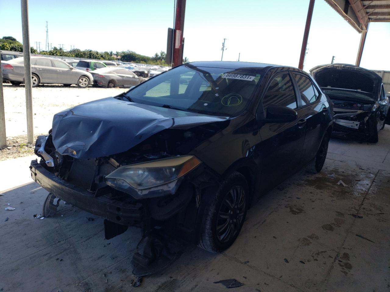 Photo 2 from auction – 2015 TOYOTA COROLLA L with VIN 2T1BURHE8FC248934