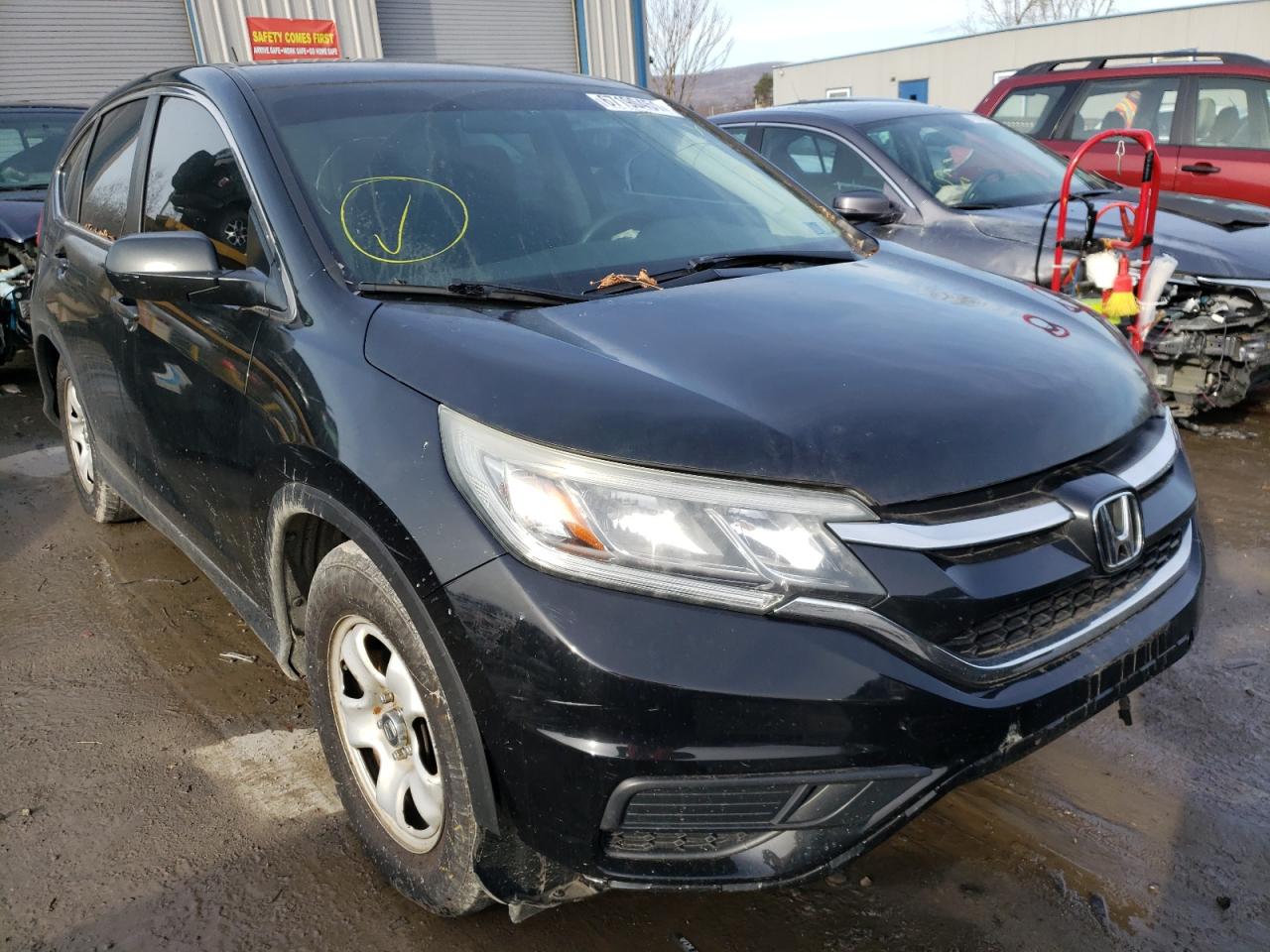HONDA CR-V LX 2015 with VIN 5J6RM4H32FL044486 - Photo from auction