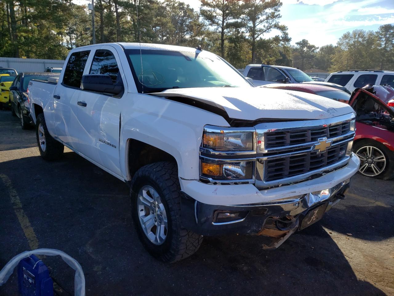 CHEVROLET SILVERADO 2014 with VIN 3GCUKREC2EG311757 - Photo from auction