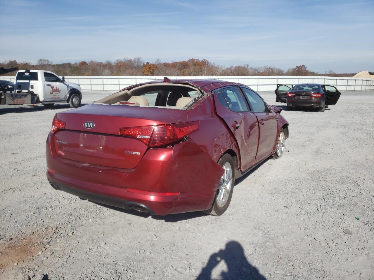 Photo 4 from auction – 2013 KIA OPTIMA EX with VIN 5XXGN4A7XDG220768