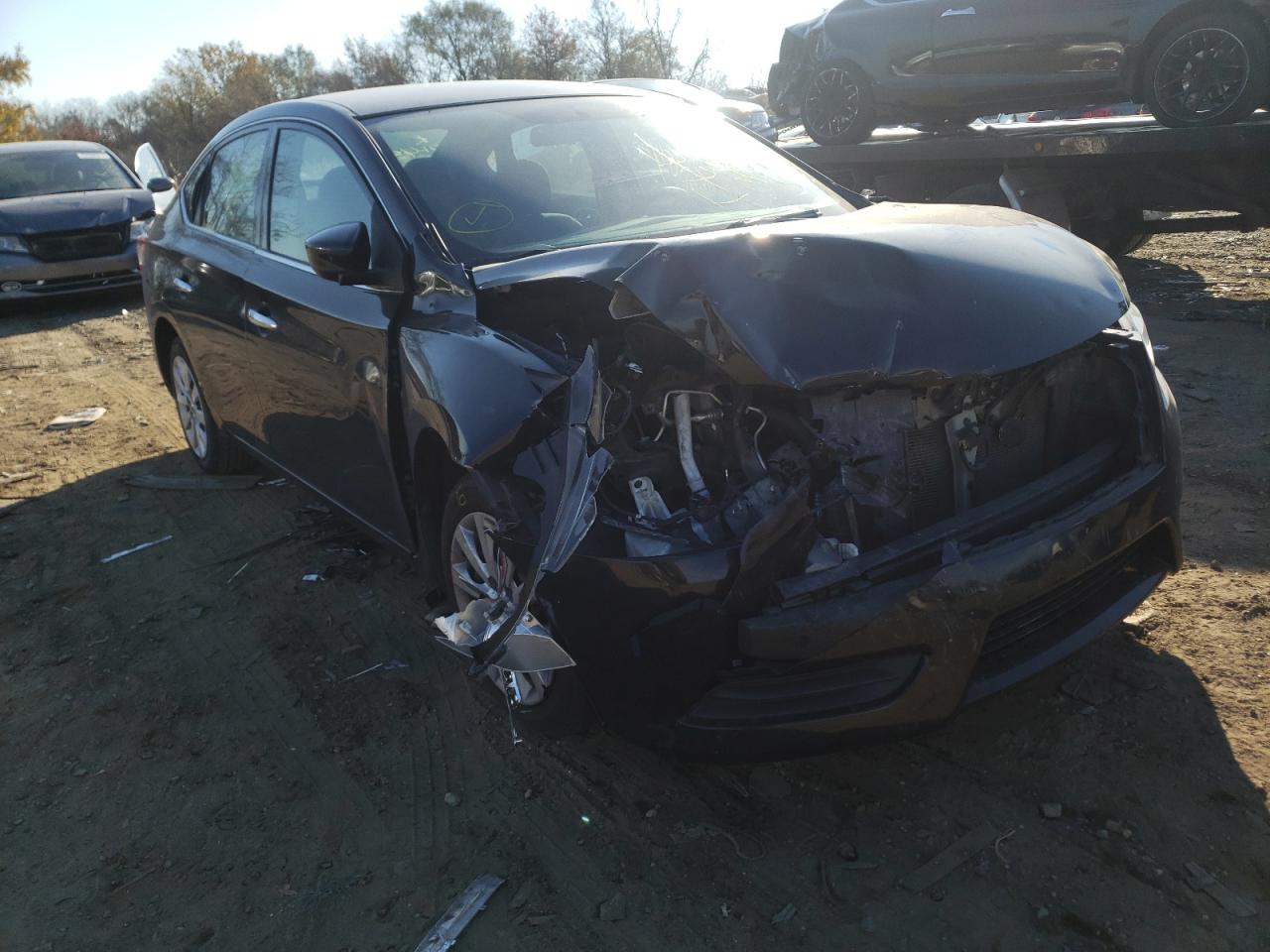 Photo 9 from auction – 2014 NISSAN SENTRA S with VIN 3N1AB7AP1EY281387