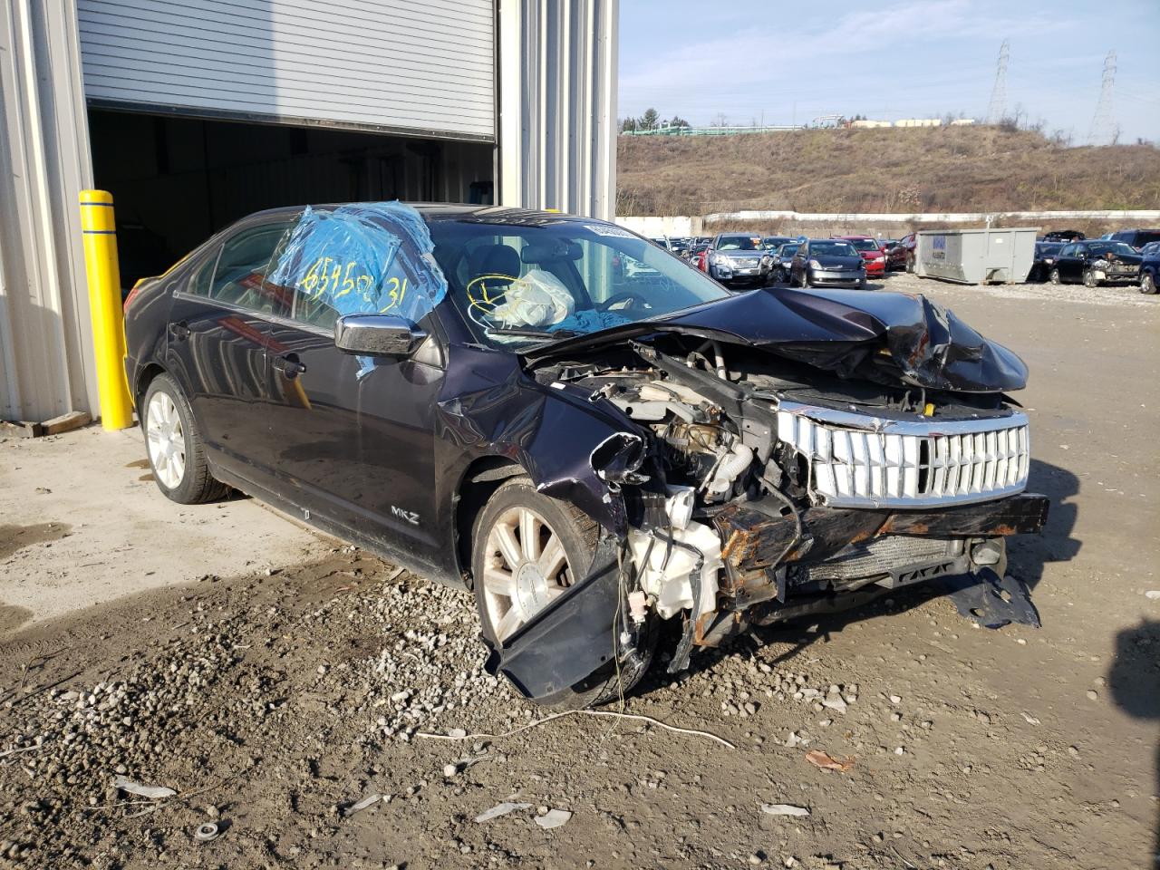 LINCOLN MKZ 2007 with VIN 3LNHM28T57R617272 - Photo from auction
