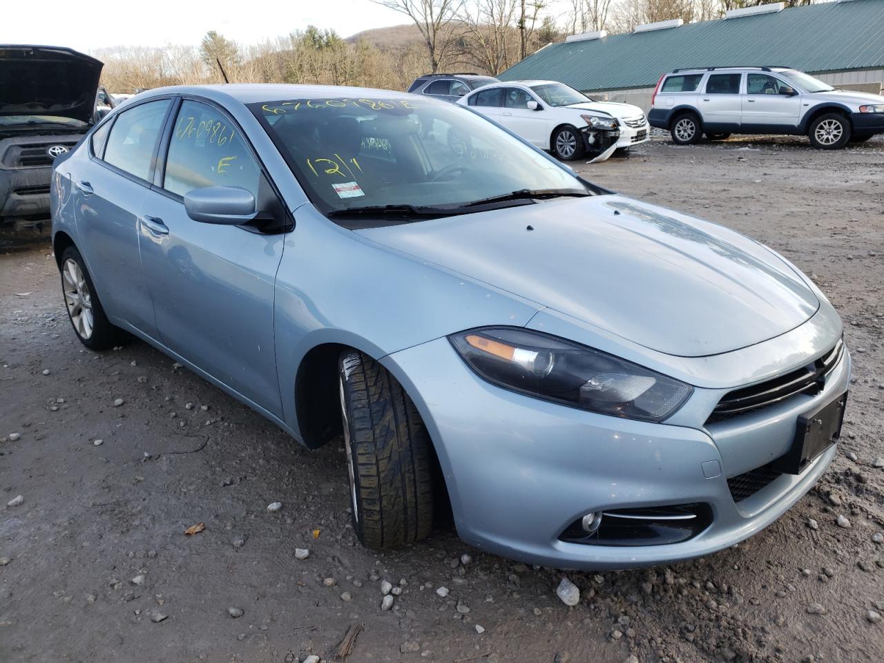 DODGE DART SXT 2013 with VIN 1C3CDFBAXDD293886 - Photo from auction