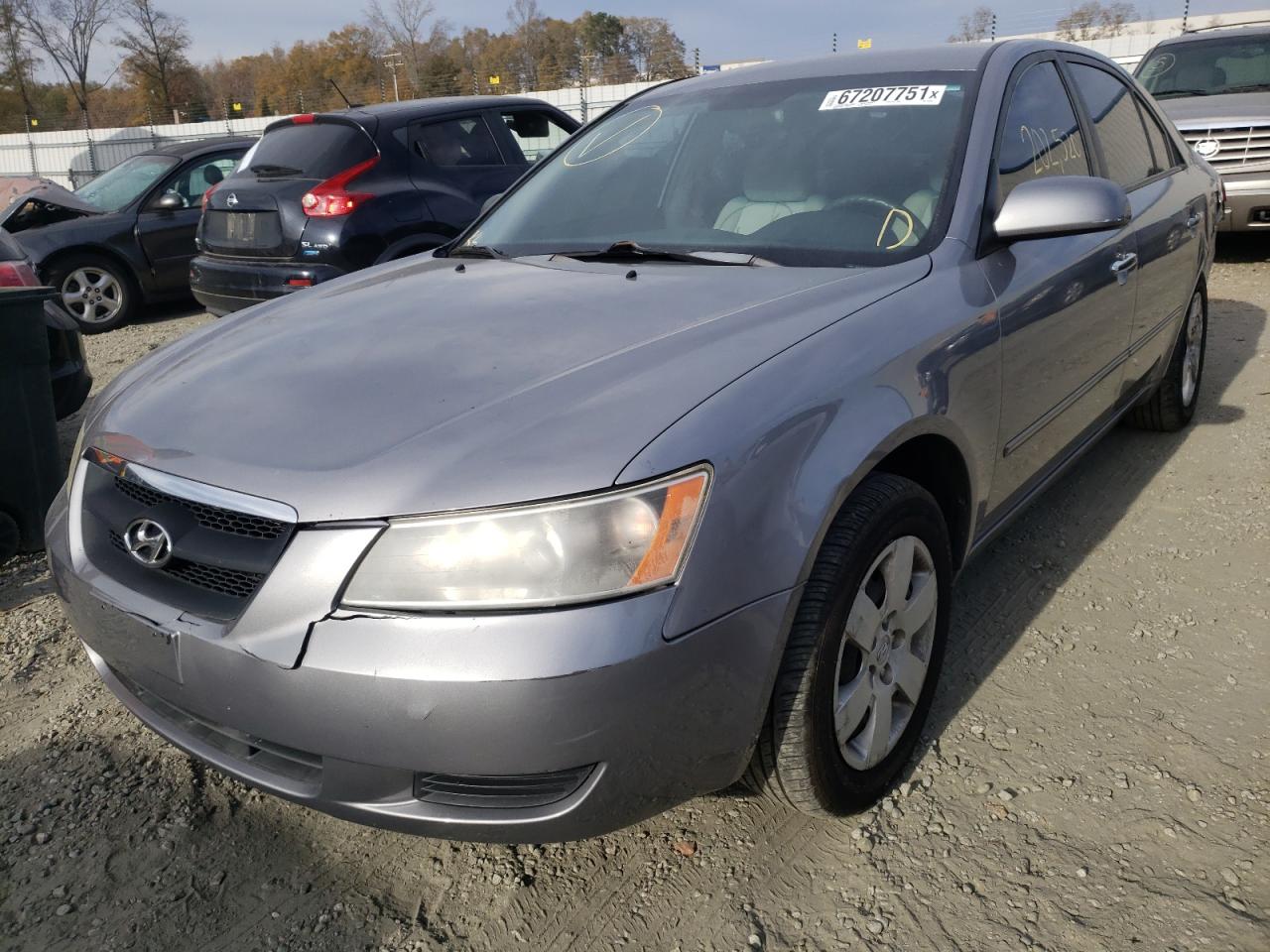 Photo 2 from auction – 2008 HYUNDAI SONATA GLS with VIN 5NPET46C68H368056