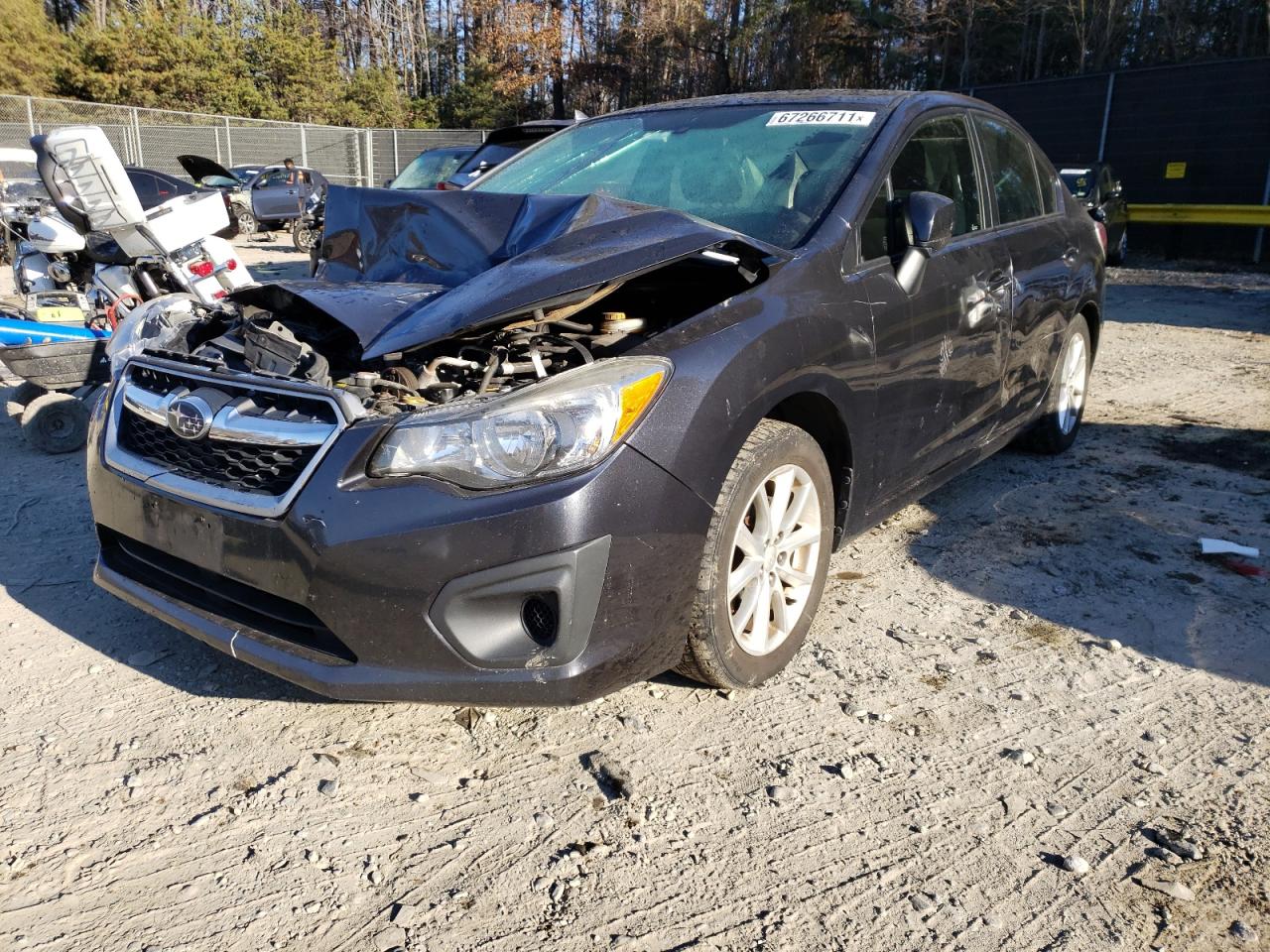 Photo 2 from auction – 2014 SUBARU IMPREZA PR with VIN JF1GJAB63EH012516