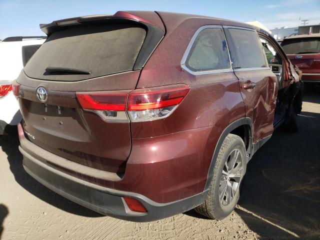 Photo 4 from auction – 2019 TOYOTA HIGHLANDER with VIN 5TDZZRFH1KS322760