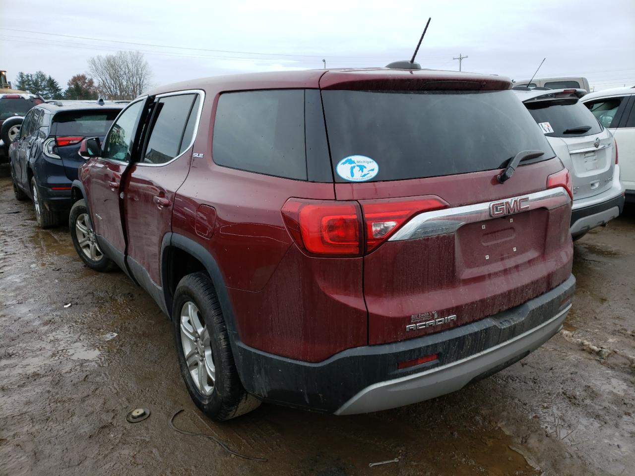 Photo 3 from auction – 2017 GMC ACADIA SLE with VIN 1GKKNKLA3HZ296475