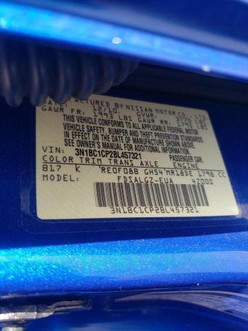 Photo 10 from auction – 2011 NISSAN VERSA S with VIN 3N1BC1CP2BL457321