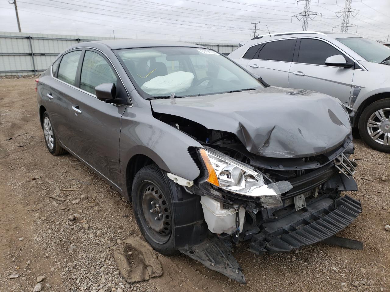 NISSAN SENTRA S 2015 with VIN 3N1AB7AP6FY282018 - Photo from auction