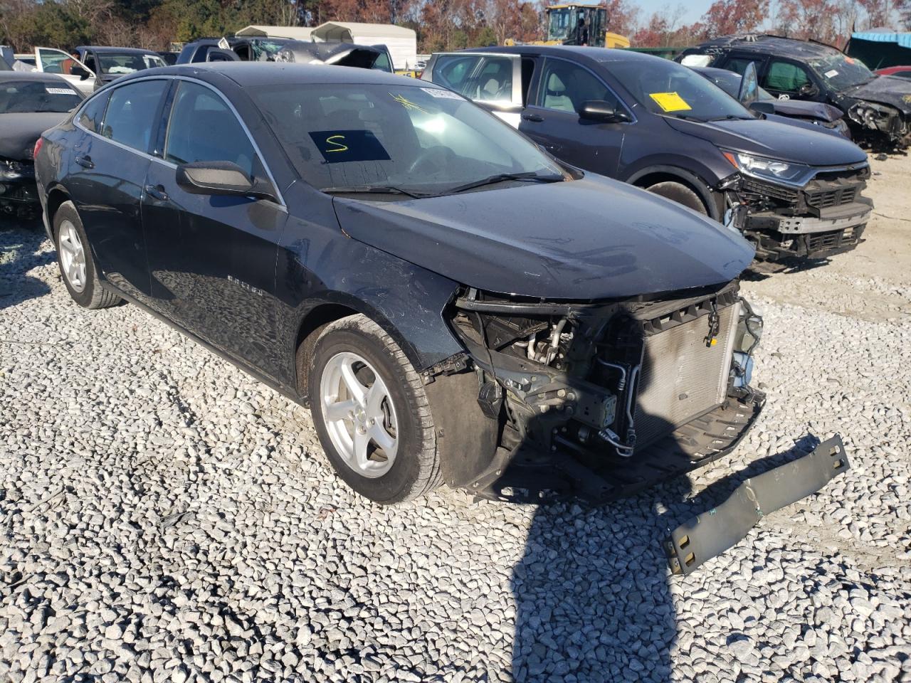 CHEVROLET MALIBU LS 2018 with VIN 1G1ZC5ST0JF210303 - Photo from auction