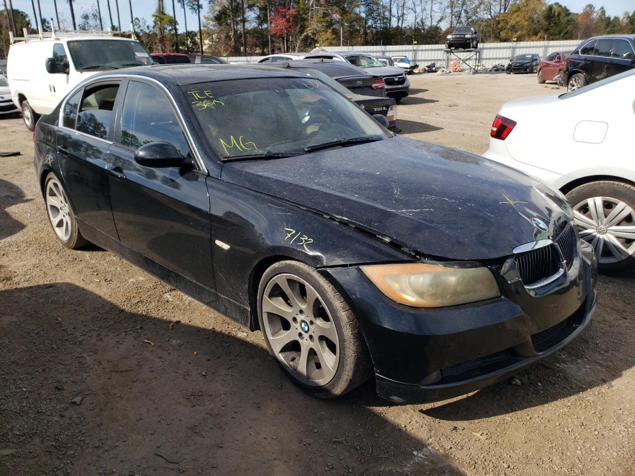 BMW 330 I 2006 with VIN WBAVB33556PS15511 - Photo from auction