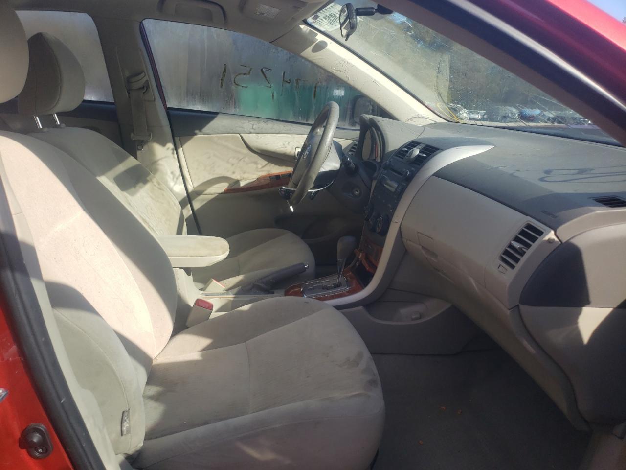 Photo 5 from auction – 2009 TOYOTA COROLLA BA with VIN 2T1BU40EX9C116793