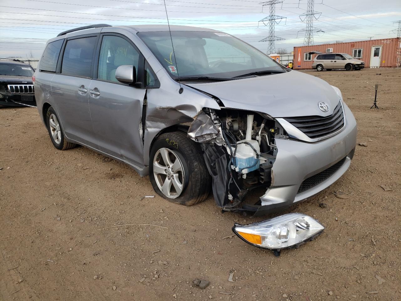 TOYOTA SIENNA LE 2011 with VIN 5TDKK3DC3BS013155 - Photo from auction