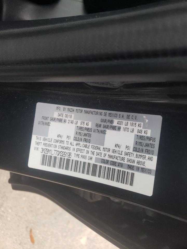 Photo 10 from auction – 2016 MAZDA 3 TOURING with VIN 3MZBM1L77GM329195