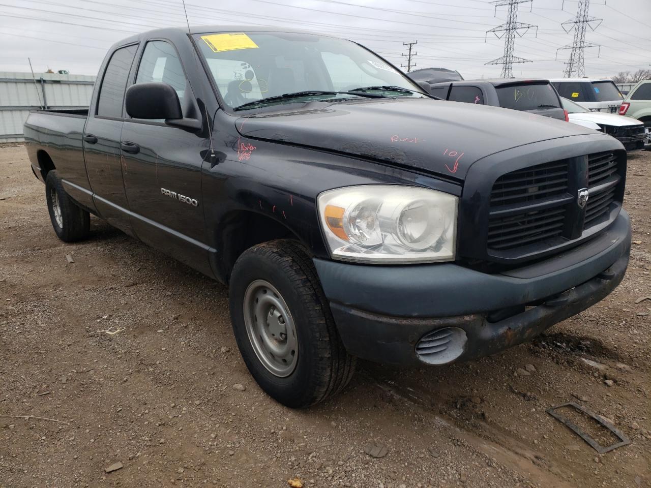 Photo 1 from auction – 2007 DODGE RAM 1500 S with VIN 1D7HU18P67J602331