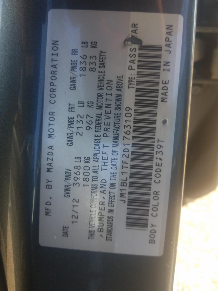 Photo 10 from auction – 2013 MAZDA 3 I with VIN JM1BL1TF2D1763109