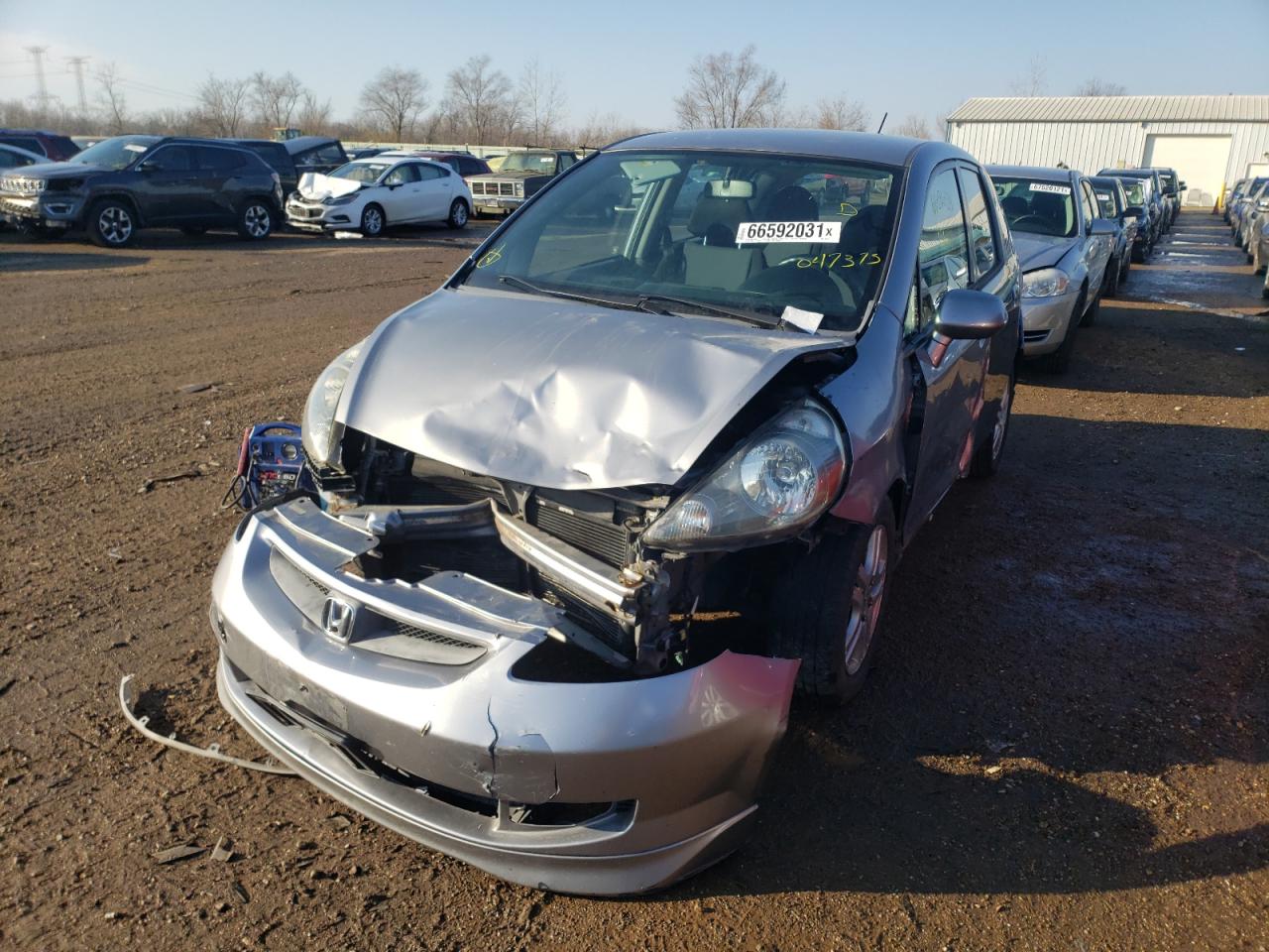 Photo 2 from auction – 2007 HONDA FIT S with VIN JHMGD38697S047375
