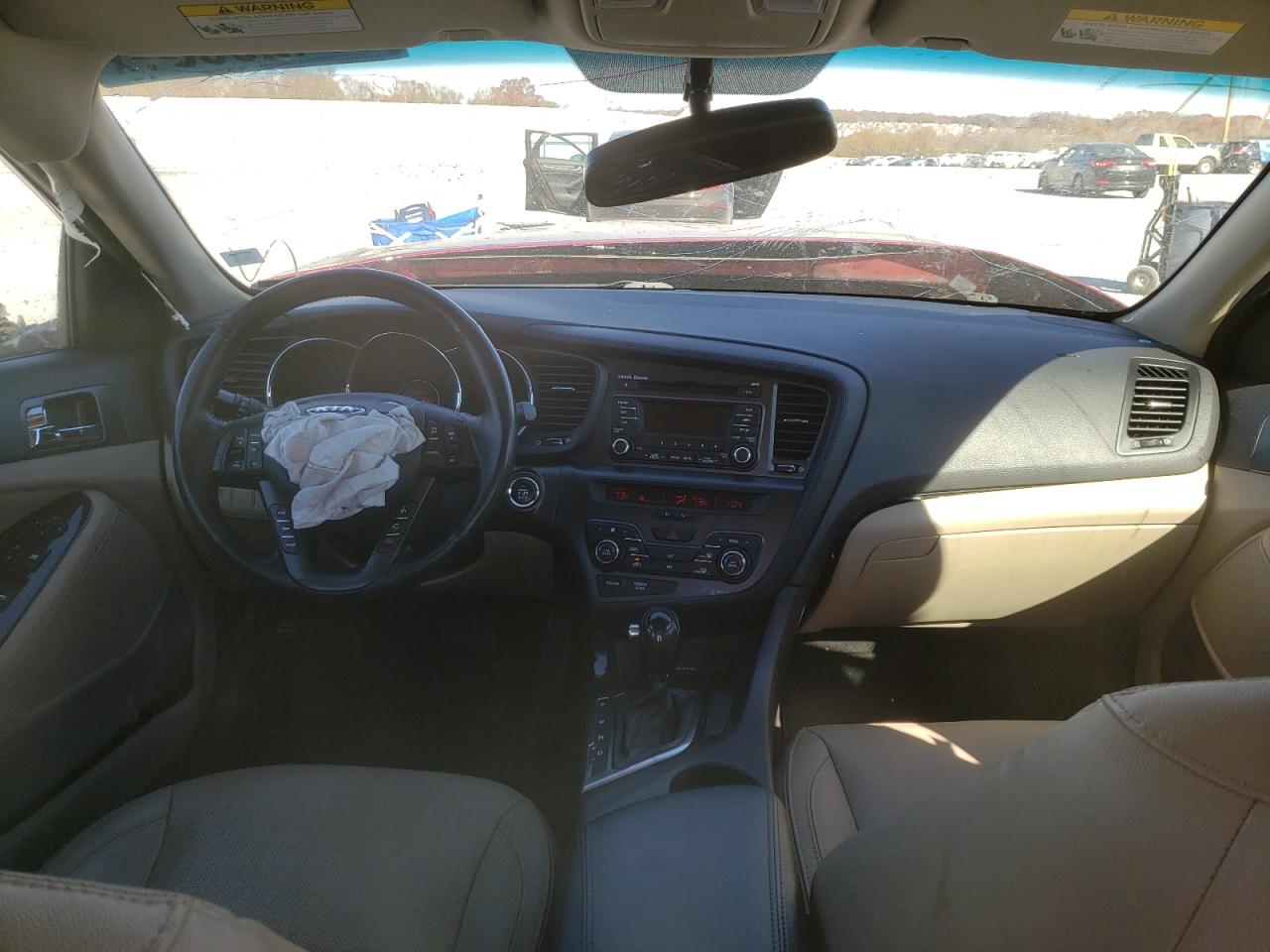 Photo 9 from auction – 2013 KIA OPTIMA EX with VIN 5XXGN4A7XDG220768