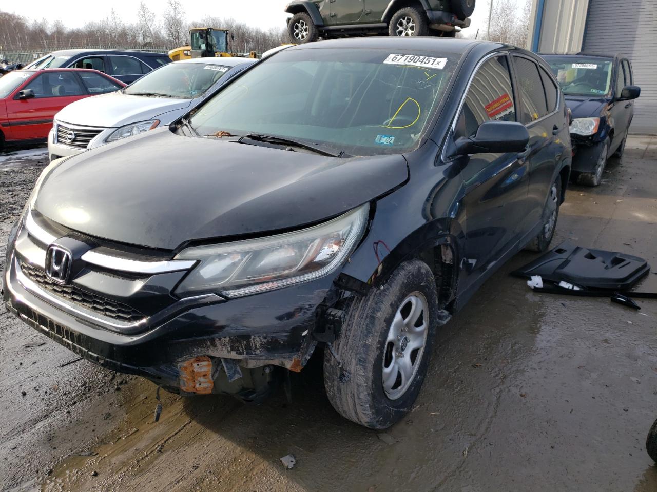 Photo 2 from auction – 2015 HONDA CR-V LX with VIN 5J6RM4H32FL044486