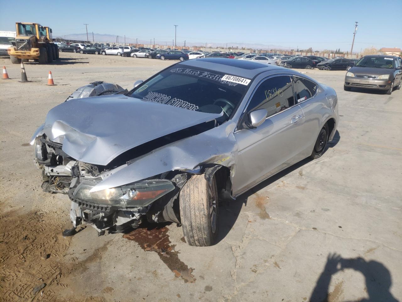 Photo 2 from auction – 2008 HONDA ACCORD EX with VIN 1HGCS127X8A011392