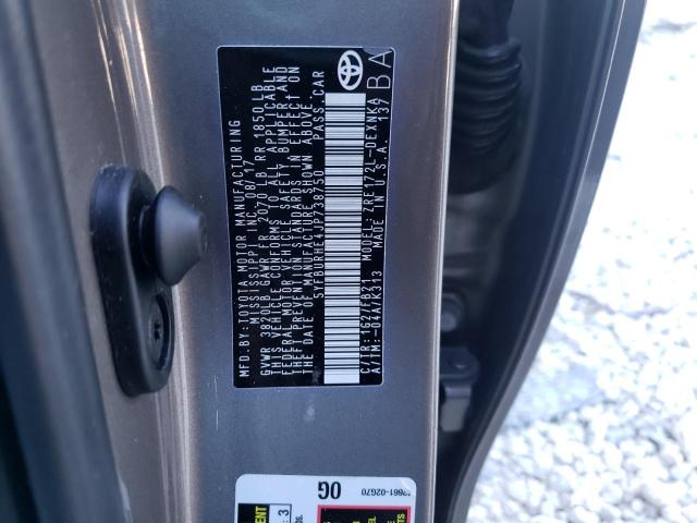 Photo 10 from auction – 2018 TOYOTA COROLLA L with VIN 5YFBURHE4JP738750