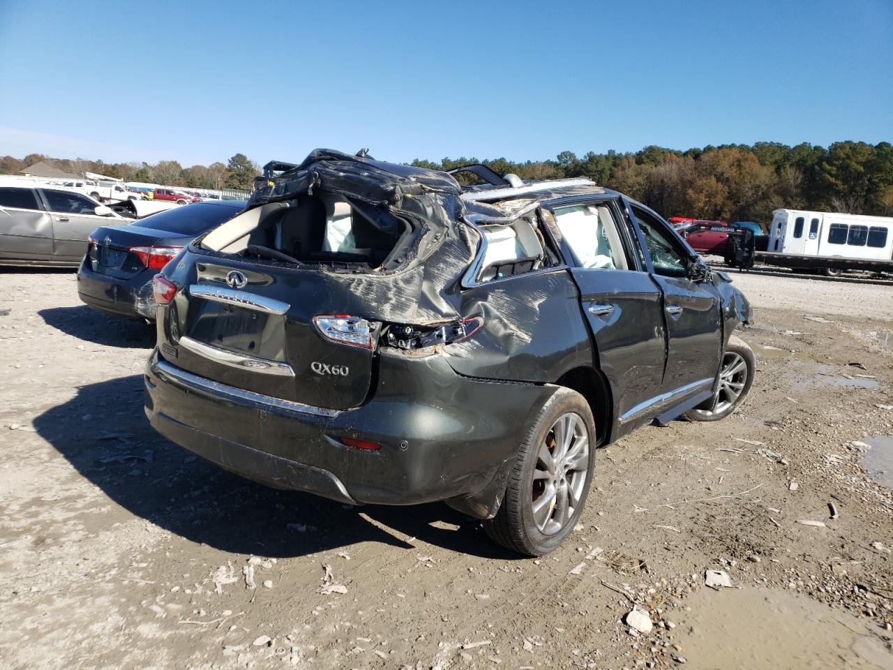 Photo 4 from auction – 2014 INFINITI QX60 with VIN 5N1AL0MN3EC522415