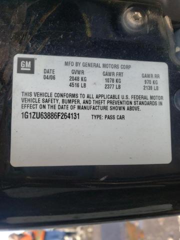 Photo 10 from auction – 2006 CHEVROLET MALIBU with VIN 1G1ZU63886F264131