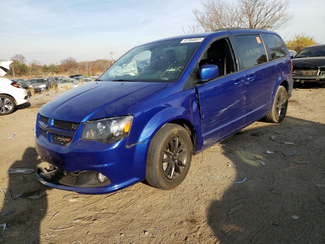 Photo 2 from auction – 2019 DODGE GRAND CARA with VIN 2C4RDGEG9KR787419