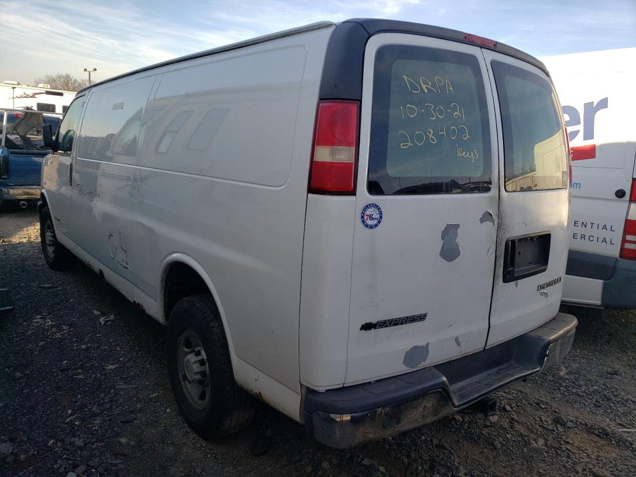 Photo 3 from auction – 2006 CHEVROLET EXPRESS G2 with VIN 1GCGG29U861208402