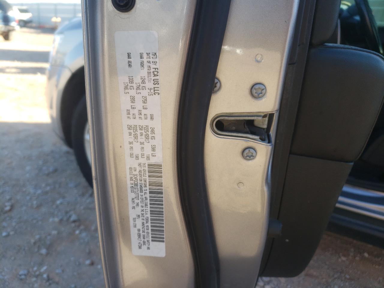 Photo 10 from auction – 2016 DODGE JOURNEY SX with VIN 3C4PDCBB1GT127727