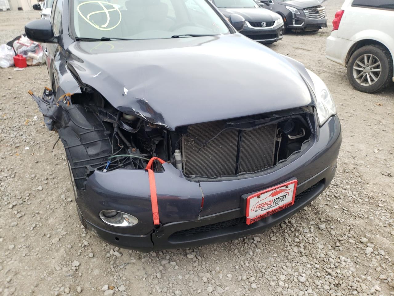 Photo 9 from auction – 2008 INFINITI EX35 BASE with VIN JNKAJ09F78M360586