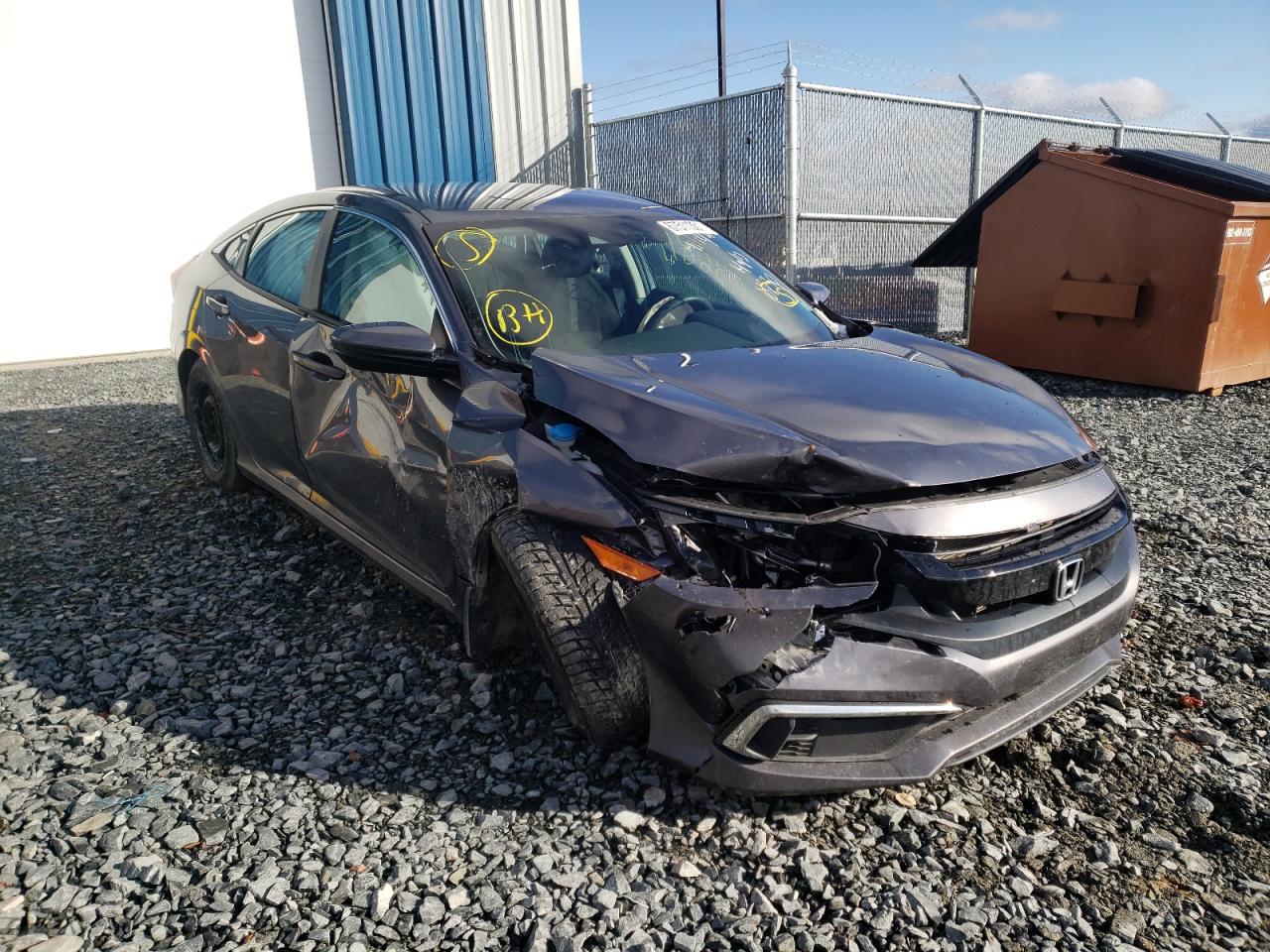 Photo 1 from auction – 2019 HONDA CIVIC LX with VIN 2HGFC2E51KH028830