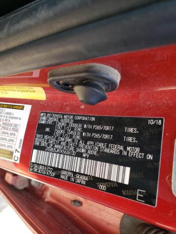 Photo 10 from auction – 2019 TOYOTA 4RUNNER SR with VIN JTEBU5JR1K5636130