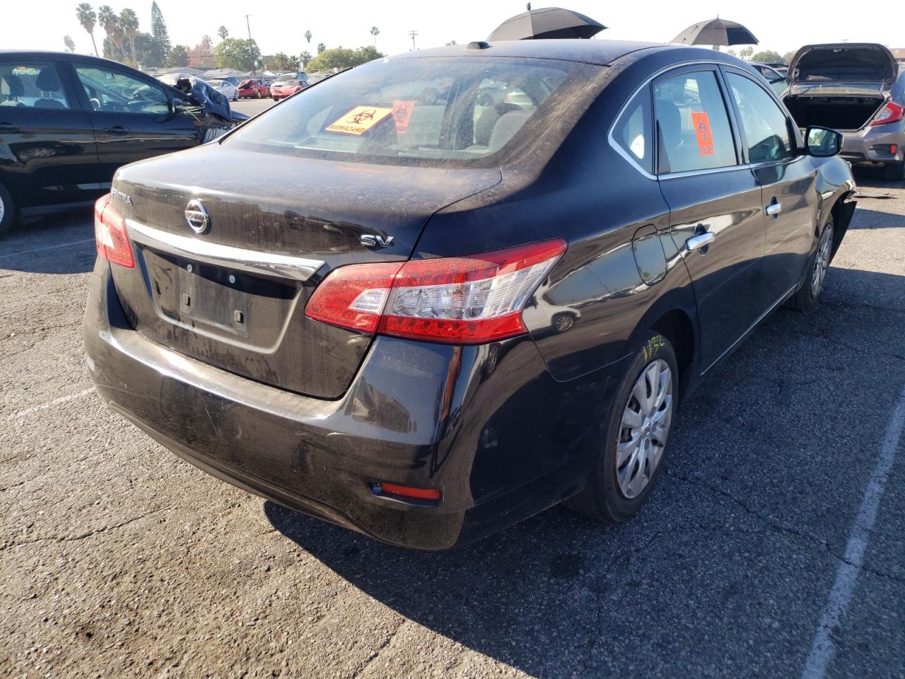Photo 4 from auction – 2015 NISSAN SENTRA S with VIN 3N1AB7AP4FL679014
