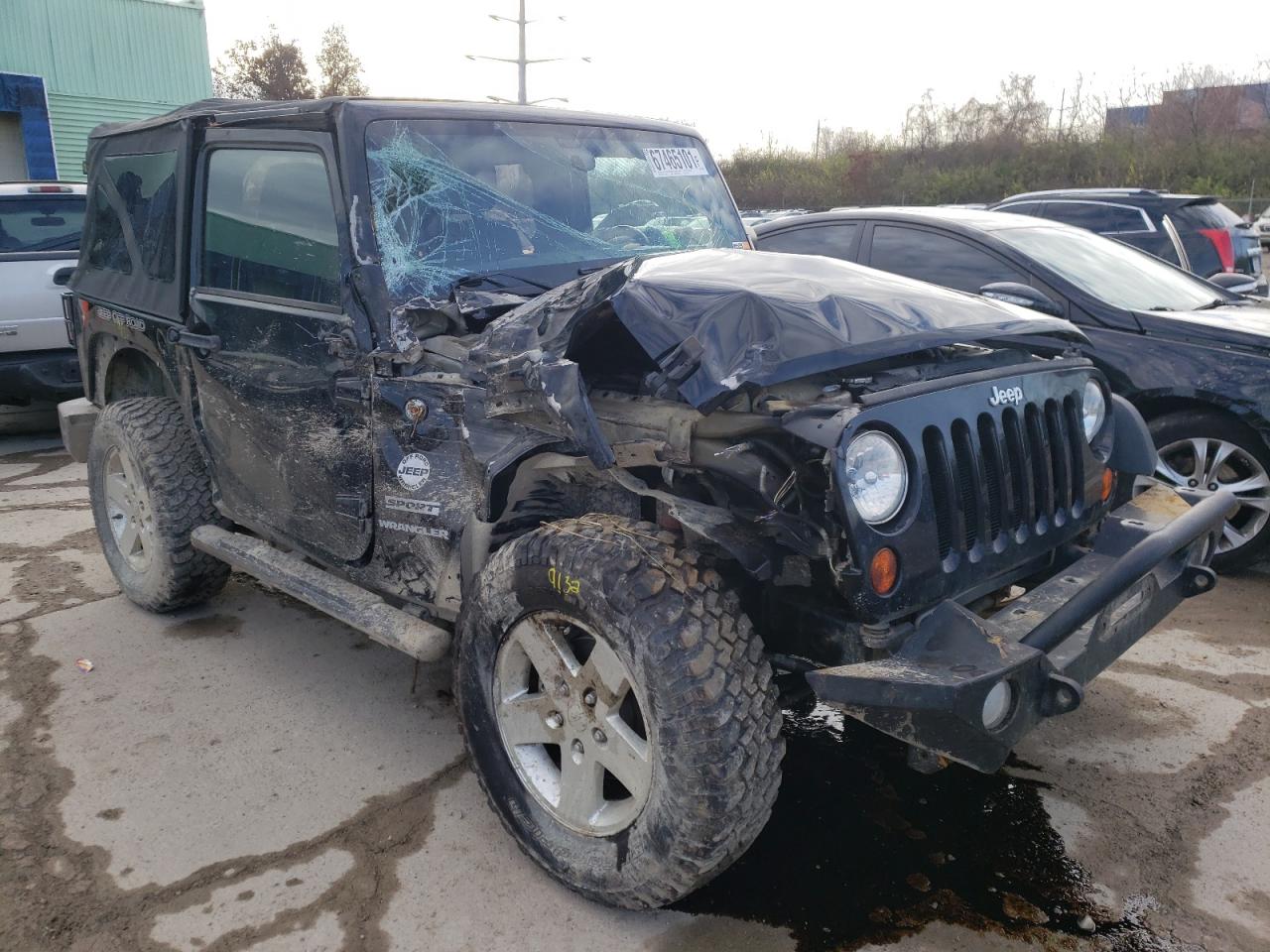 JEEP WRANGLER S 2011 with VIN 1J4AA2D10BL611352 - Photo from auction