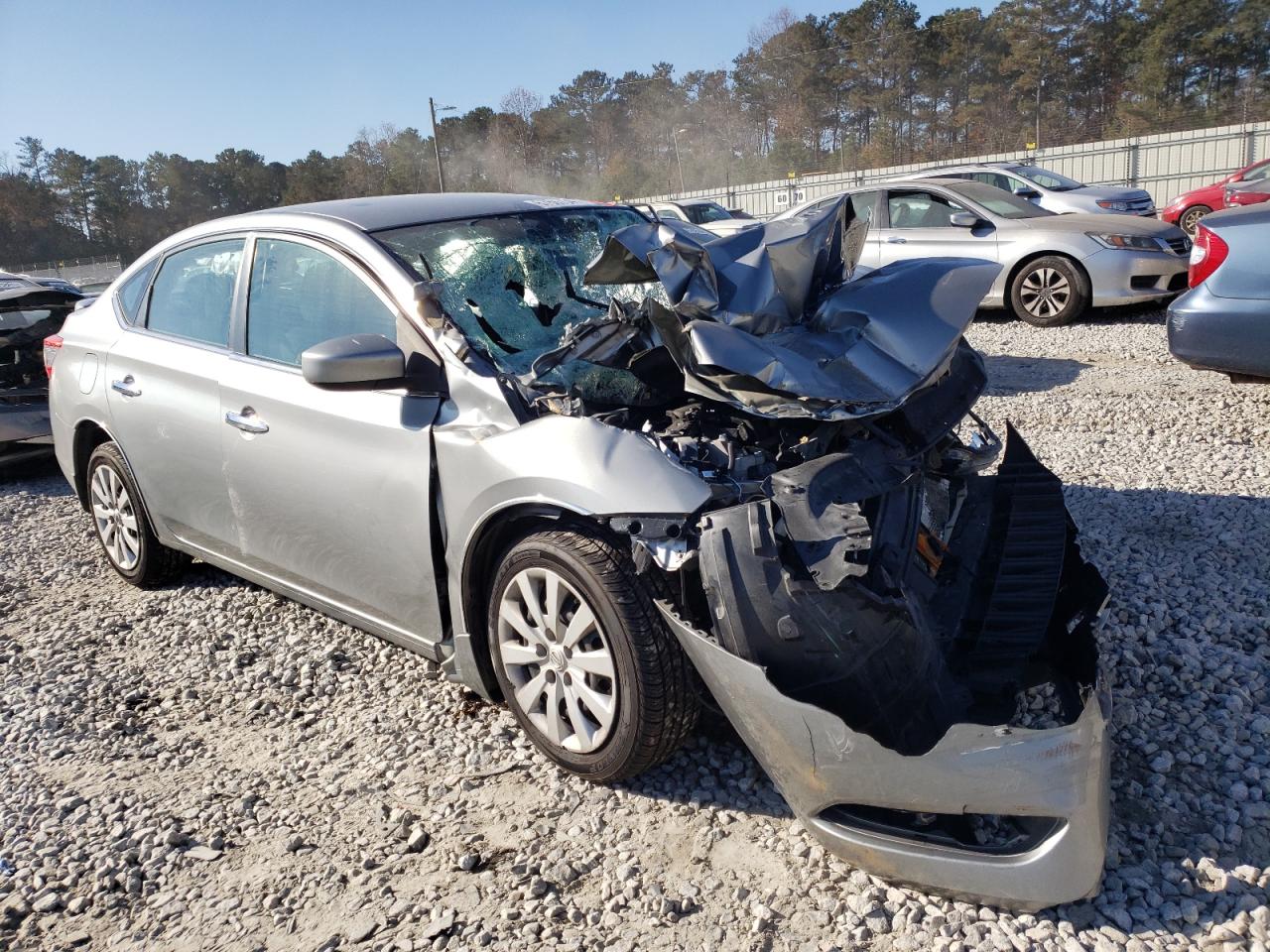 NISSAN SENTRA S 2014 with VIN 3N1AB7AP3EY236001 - Photo from auction